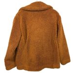 Free People  Notched Teddy Peacoat Copper Size XS‎ Cozy Outdoor Boho Photo 4