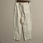 & Other Stories & other stories linen silk blend straight leg cream ivory pant- Size 2 Photo 1