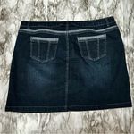 cj banks Preppy Blue Jeans Denim Skort Skirt Women Sz 20W Casual Western Cowgirl Photo 5