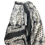 Bandeau Patterned Maxi Dress Black Photo 6