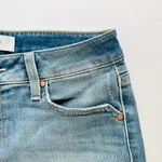Level 99 Anthropologie Jean Shorts Size 26 Santo Medium Blue Wash 4" Beach Vacay Photo 3