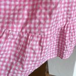 Gingham pink and white mini dress Size 10 Photo 5