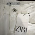 ZARA  High Rise Slim Leg Mom Ankle Rigid Jeans‎ White Denim Women’s Size 0 NWT Photo 10