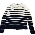 Rena Rowan Silk Blend Striped Cardigan Sweater Size L Photo 2