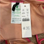 J.Crew NWT  bright pink Curved-waist cheeky string bikini bottom with beads Photo 5