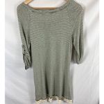 LOGO By Lori Goldstein LOGO Lori Goldstein Crochet Bottom Striped Tunic size small Photo 5