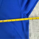 Ming Wang  Laced Grommet Trim Soft Knit Dress Blue Size S Photo 3