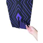 Elhoffer Design Purple And Black Bodycon Skirt Size XS Photo 5