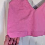 Garage  Sofi Seamless V-Neck Cropped Cami Tank Bubblegum Pink Women’s Size Small Photo 2