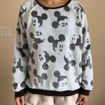 Disney Mickey Mouse Cozy Fleece PJ Sweatshirt Top Lounge Sleepwear Size Large Photo 6