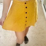 Bershka NWT  mustard yellow polka dot mini skirt Photo 0