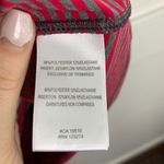 Lole  Melon & Gray Striped Racerback Tank Top Photo 4