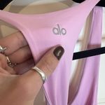 Alo Yoga ALO Don't Get It Twisted Racerback Tank Pink Size XS Photo 3