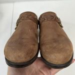 Ariat  Women's Size 6.5 Clogs Distressed Brown Leather Wedge Heel Western Photo 9