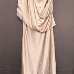 By Together Cowl Neck Ivory Dress Photo 3