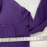 Susan Bristol Casuals 2 piece button up sweatshirt & pants Womens XL purple Photo 3