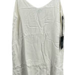 Michael Lauren  Chance Spaghetti‎ Tank Dress White Lined Small New Photo 0
