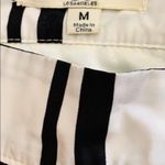 YA Los Angeles  black/white striped pleated skirt. Photo 3