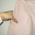 Skies Are Blue White Pink Vertical Stripe High Rise Fabric Shorts Size Medium Photo 2