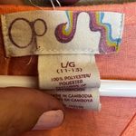 OP Y2k 1995 Summer Forever Twist Tie Shoulder Swimsuit Cover Up Large 11-13 Photo 2