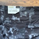 RBX Women’s Black/Gray Floral Full Length High Waisted Leggings Size Medium NWT Black Photo 5