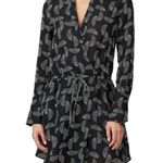 ALC Frank A.L.C. Isobel Black and White Dot Mini Dress Size 10 Silk Photo 0