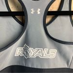 Under Armour  Black and Gray Compression Sports Bra Photo 4