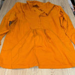 Lane Bryant  orange short sleeve shirt top Photo 0