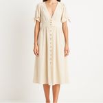 Free People  Cotton Button Front Midi Dress
Cottagecore Cotton Boho Bridal Small Photo 4