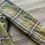 Free People Deconstructed Flannel Plaid Jacket Photo 7