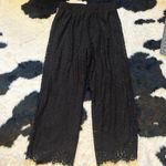Isaac Mizrahi Black Lace Pants Photo 3