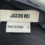 Jason Wu Jason‎ Wu Satin Plunging Neckline Halter Midi Black Satin Dress NWT Sz S Photo 5