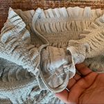 Urban Outfitters Sparkle Glitter Crop Top size XS Silver cinched Photo 6