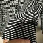 Lululemon Race Your Pace Long Sleeve Hyper Stripe Angel White/ Black Size 10 Photo 4