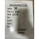 Lands' End  Dress Women 14 White Blue Linen Blend Sleeveless Knee Length Back Zip Photo 7