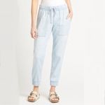 Soft Surroundings Chambray Jogger Drawstring Pants Size S Photo 3