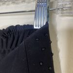 Marina Black Strapless Beaded Midi Dress Formal Size Small Photo 9