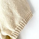 Madewell Dip-Dye Raglan Cotton Sweater Yellow Cream Short Sleeve Ombré Small Photo 4