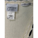 Women's Jantzen Classics Hand Embroidered Button Front Cardigan L, Shoulder Pads Black Size L Photo 2
