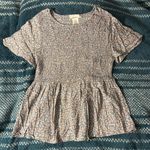 Urban Romantics  Smocked Floral Top Photo 4