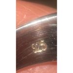 925 Sterling Silver Oval Amethyst Opal Doublet Accented Statement Ring Size 6.25 Photo 6