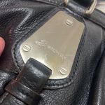 B. Makowsky Leather Shoulder Bag B30 Black Photo 10