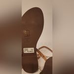 Schutz Courtney Studed Wrap Sandal White Gold Size 6B Photo 9