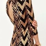 Ark & Co. Black and Gold Sequin Mini Dress Photo 1