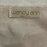 Wendy Ann Vintage 90s Floral Satin Nightie Chemise Womens Size Medium USA Pink Photo 2