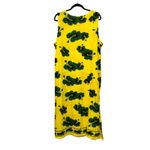 I.G. Sport XX Large Yellow Green Hibiscus Floral Sleeveless Maxi Dress Size XXL Photo 6