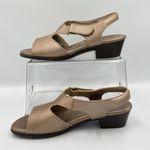 SAS Suntimer Strap Slingback Sandals‎ Brown Gold Womens 8.5 W Comfort Cushion Photo 2