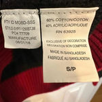 Ugly Christmas Sweater long sleeve Santa with large beer Red Photo 6