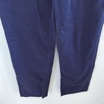 Urban Outfitters  Navy Blue Button Front Casual Pant Straight Leg US 6 Photo 3