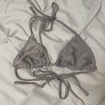 American Apparel gray  bikini top Photo 0